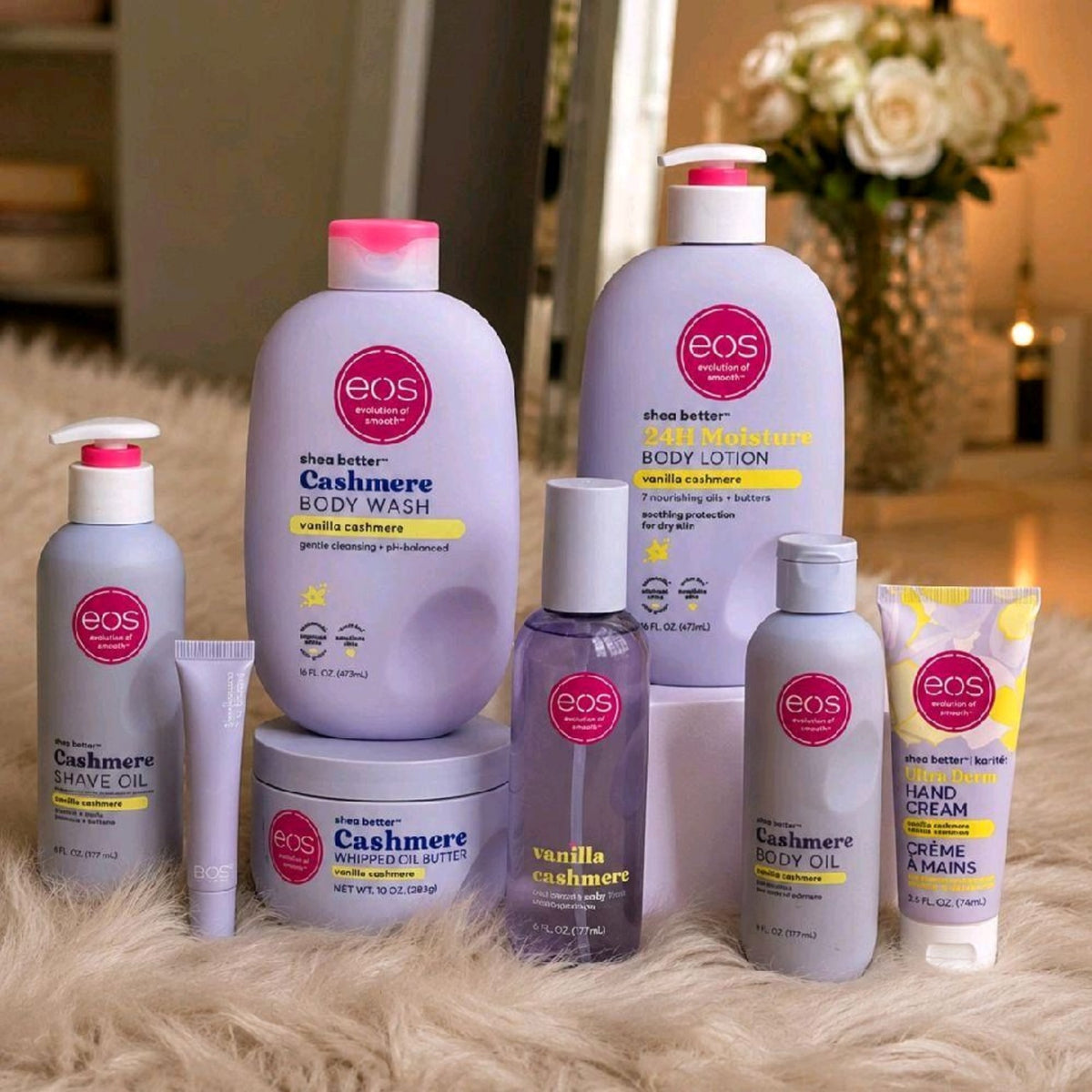EOS Vanilla Cashmere collection