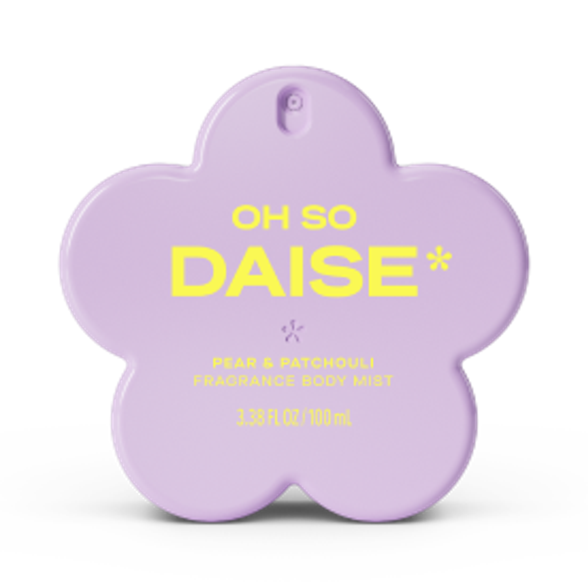 Daise Oh So Pear & Patchouli Fragrance Body Mist 100ml front product view on a white background