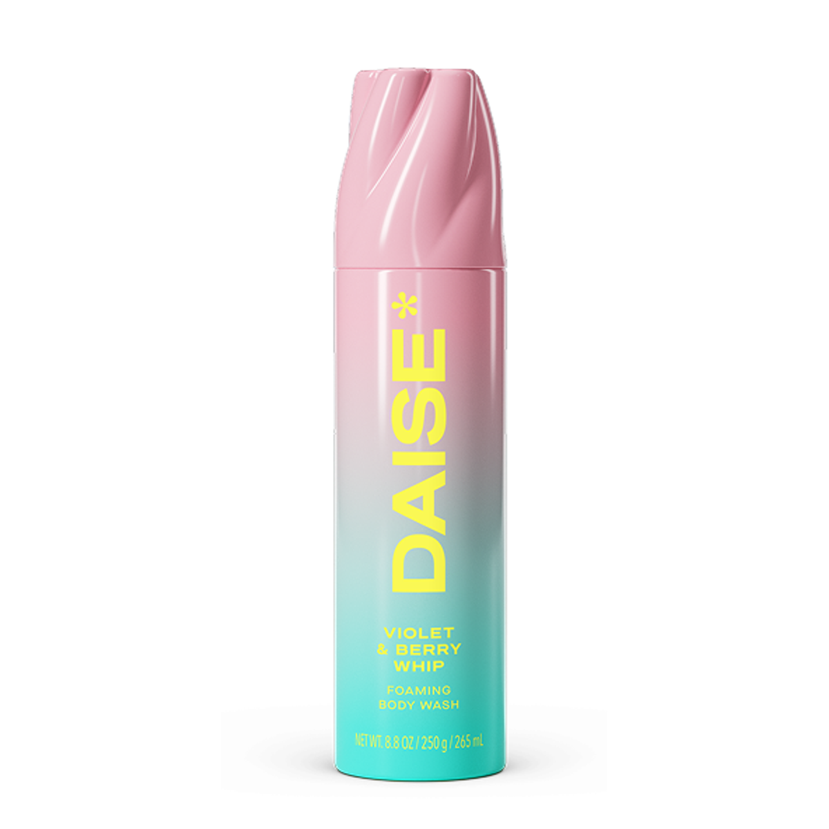 Daise Violet & Berry Whip Foaming Body Wash front product view on a white background