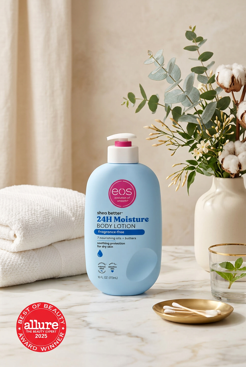 EOS Fragrance Free Body Lotion 473ml skincare product image