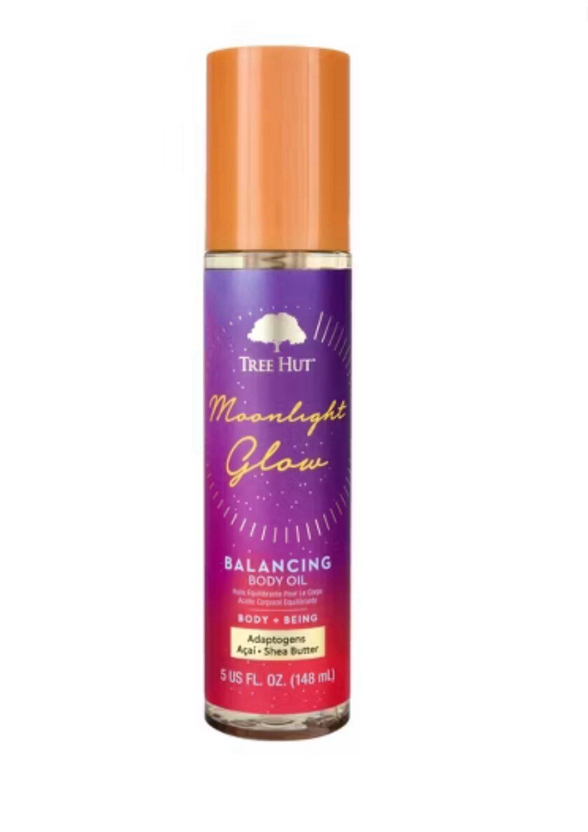 Tree Hut Moonlight Glow Balancing Body Oil 148ml bottle
