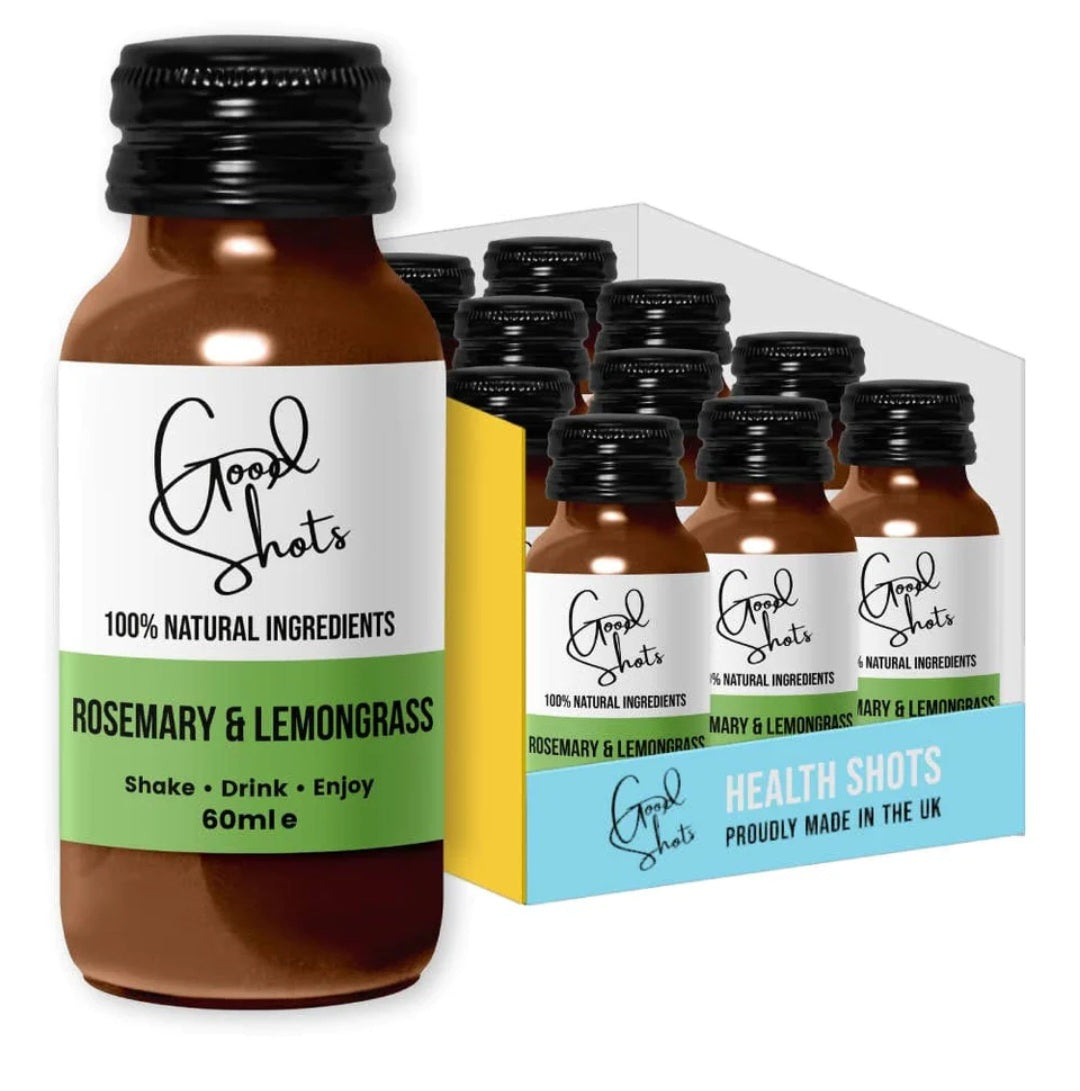 Unveiling the Power Duo: The Benefits of Rosemary & Lemongrass Functional Shots