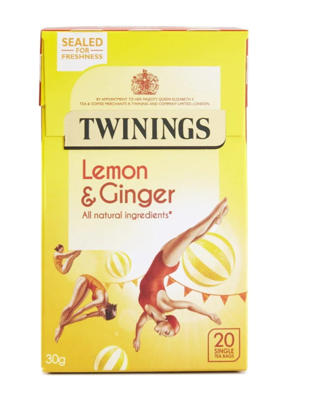 Unveiling Citrus Bliss: Twinings Lemon & Ginger Tea (20 Tea Bags)