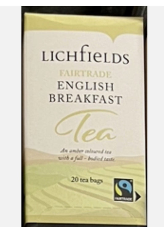 Unlocking the Morning Bliss: Discover the Benefits of Lichfields Fairtrade English Breakfast Tea Bags