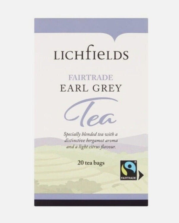 Elevate Your Tea Experience with Lichfields Fairtrade Earl Grey: A Sip of Bliss and Impact