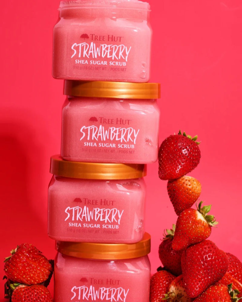 Treehut Strawberry Shea Sugar Scrub