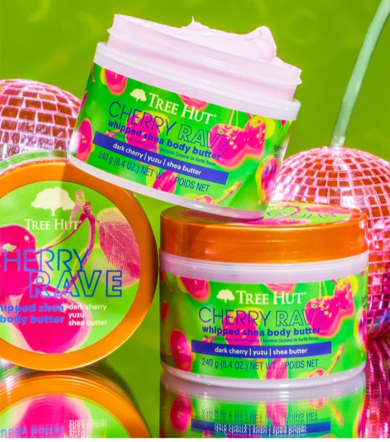 Treehut cherry rave whipped body butter