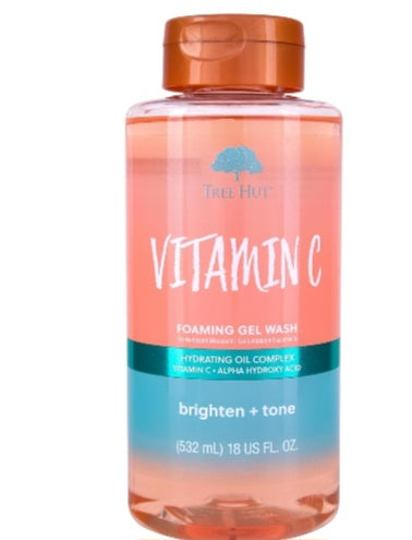 Tree Hut Vitamin C Nourishing & Moisturizing Foaming Gel Wash, 18 oz.