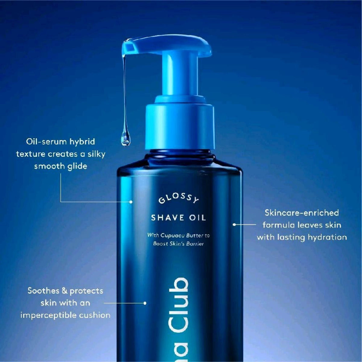 Athena Club Glossy Shave Oil Cosmic Flower benefits