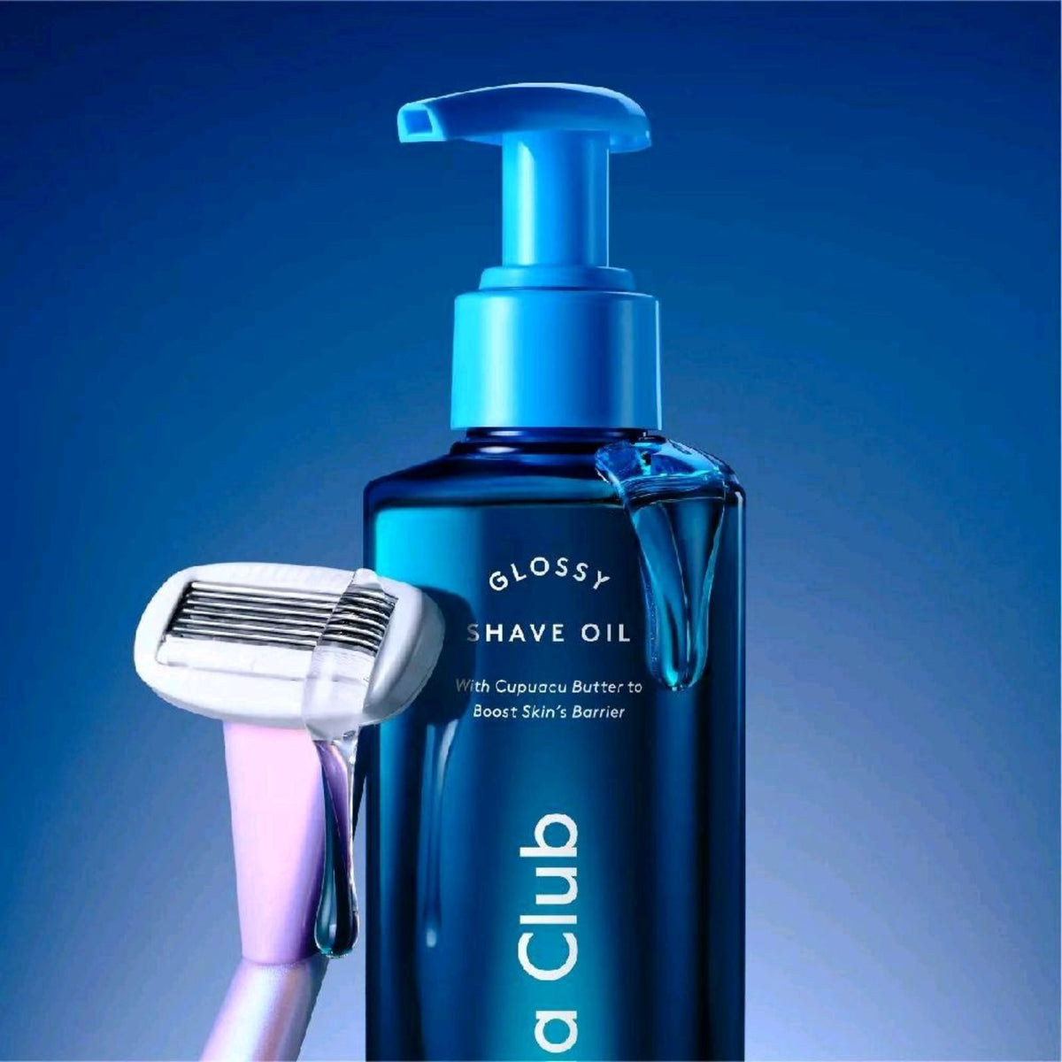 Athena Club Cosmic Flower shave oil with razor