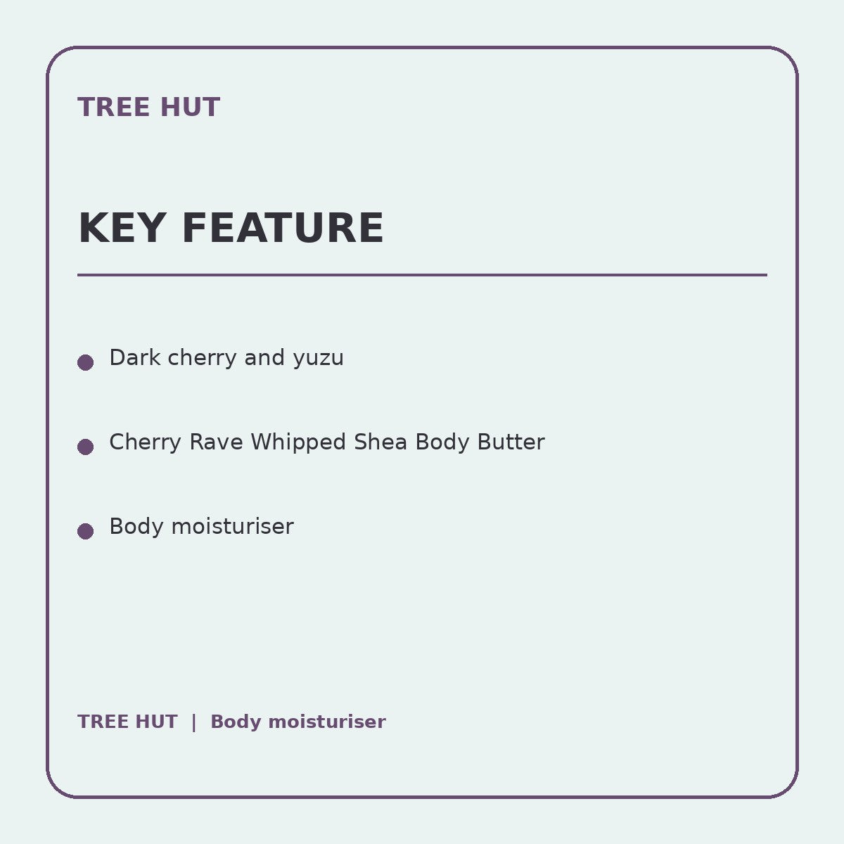 cherry butter product information panel 2