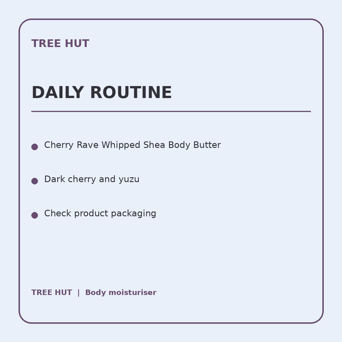 cherry butter product information panel 4