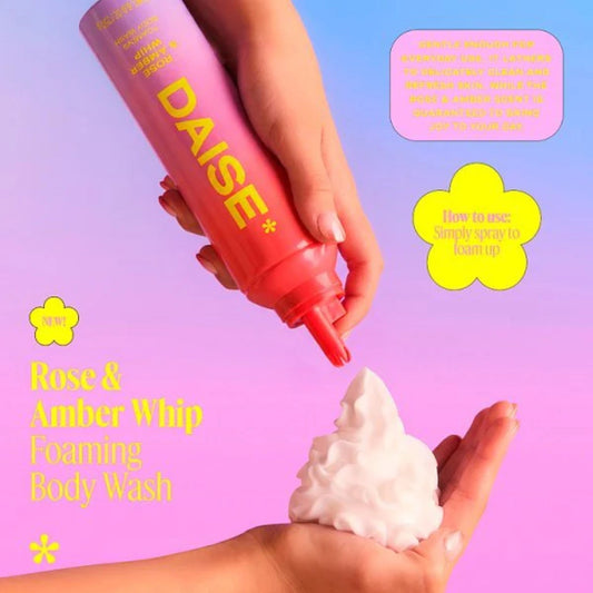 Daise Rose & Amber Whip foam demonstration