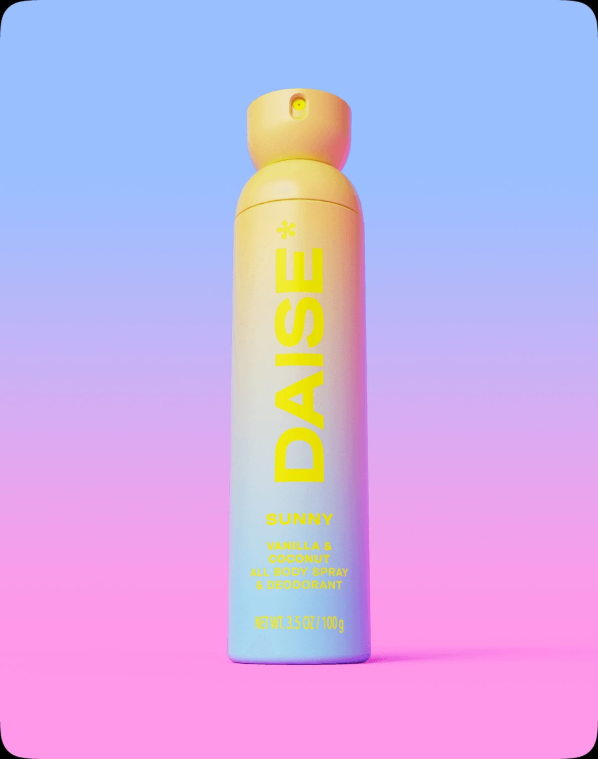 Daise Sunny Vanilla & Coconut All Body Spray & Deodorant 100g