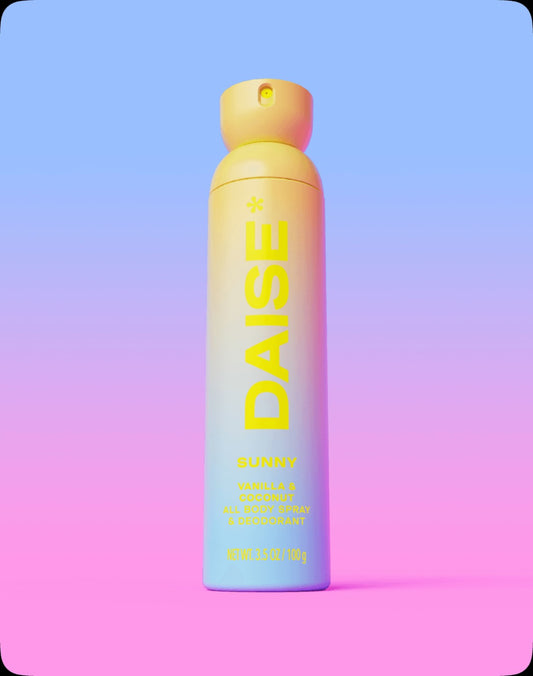Daise Sunny Vanilla & Coconut All Body Spray & Deodorant 100g