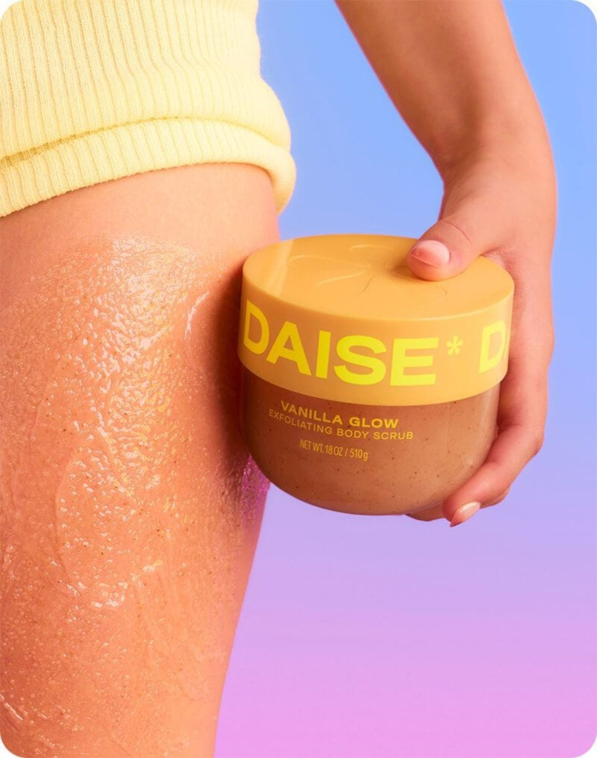 Daise Vanilla Glow Exfoliating Body Scrub 510g