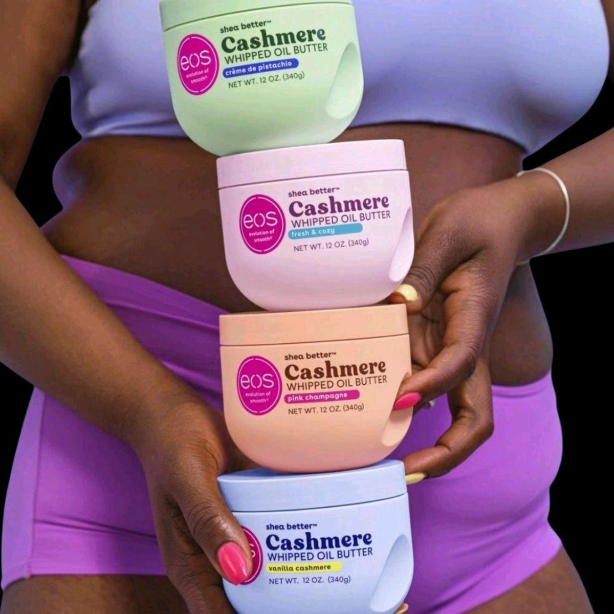 EOS Cashmere Whipped Oil Butter collection