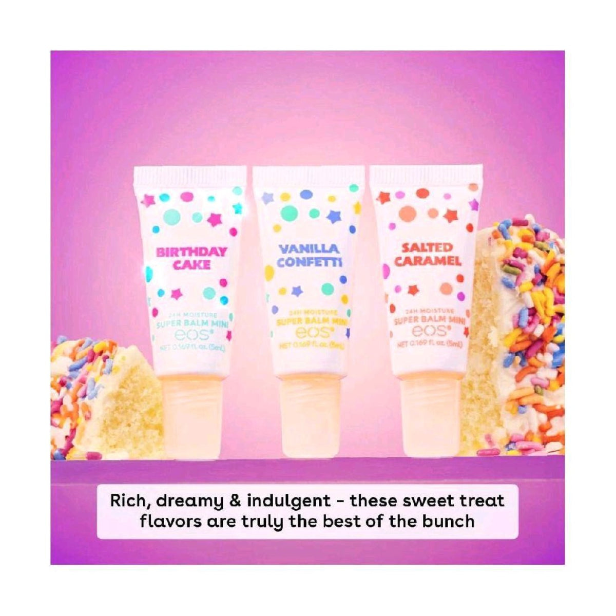EOS Crème de la Crème Super Balm Minis 3-Pack lifestyle