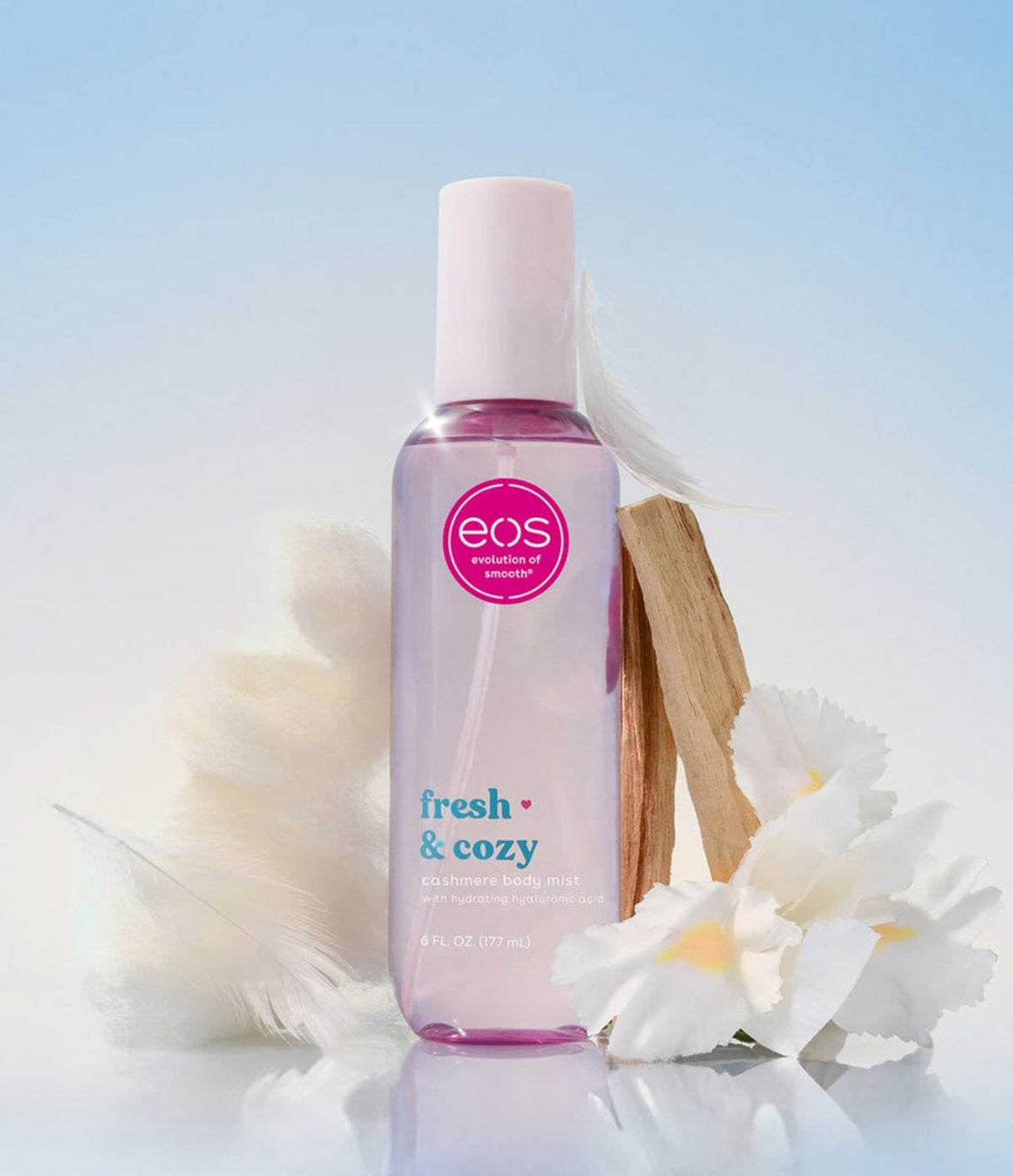 EOS Fresh & Cozy body mist lifestyle photograph