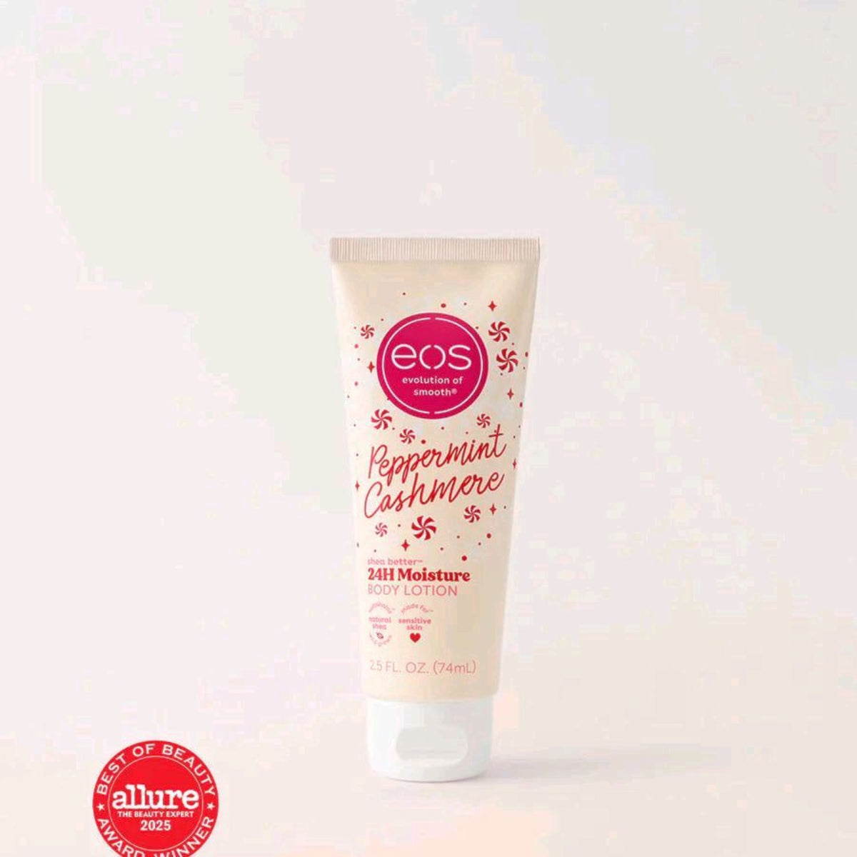 EOS Peppermint Cashmere 74ml travel body lotion