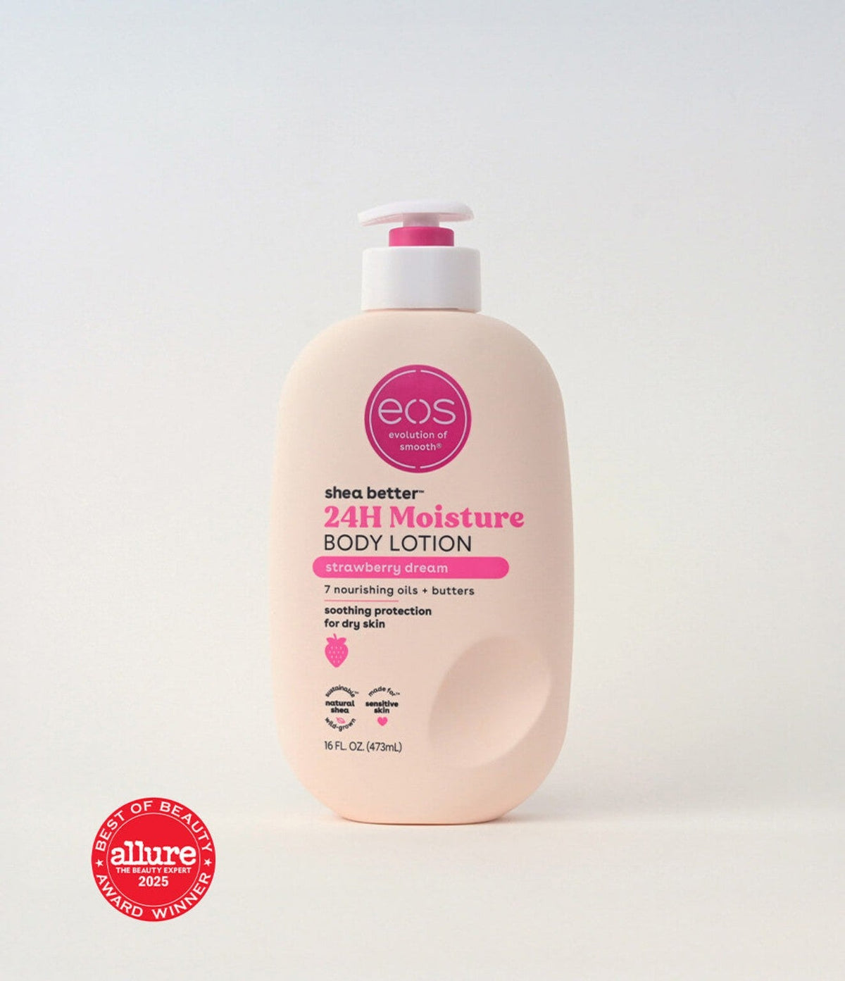EOS Strawberry Dream 24H Moisture Body Lotion 473ml – image 4