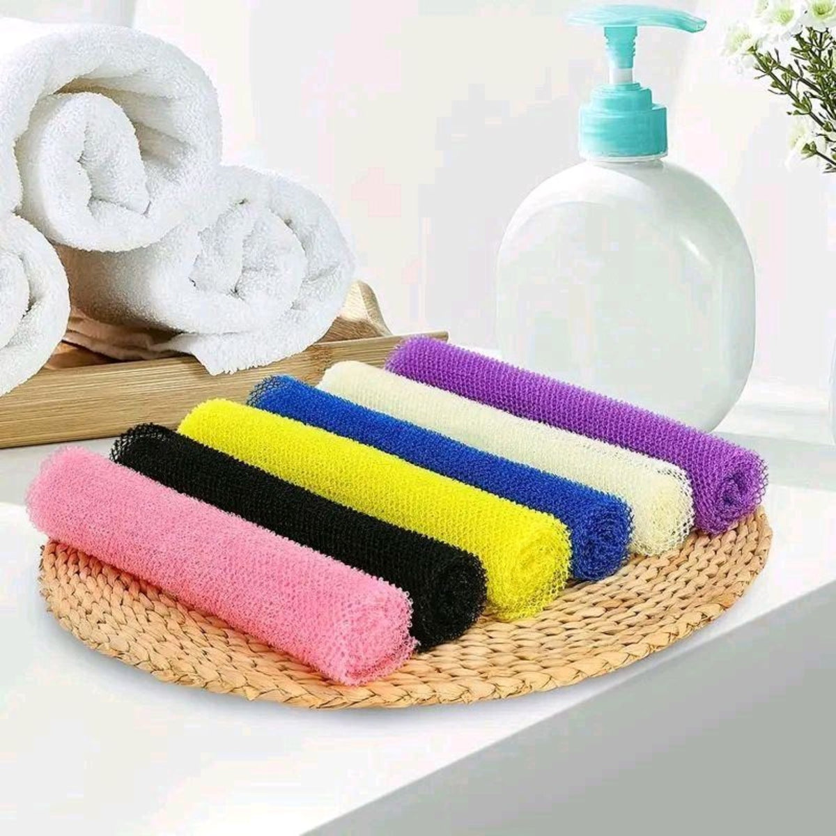 Exfoliating Net Sponge assorted colours