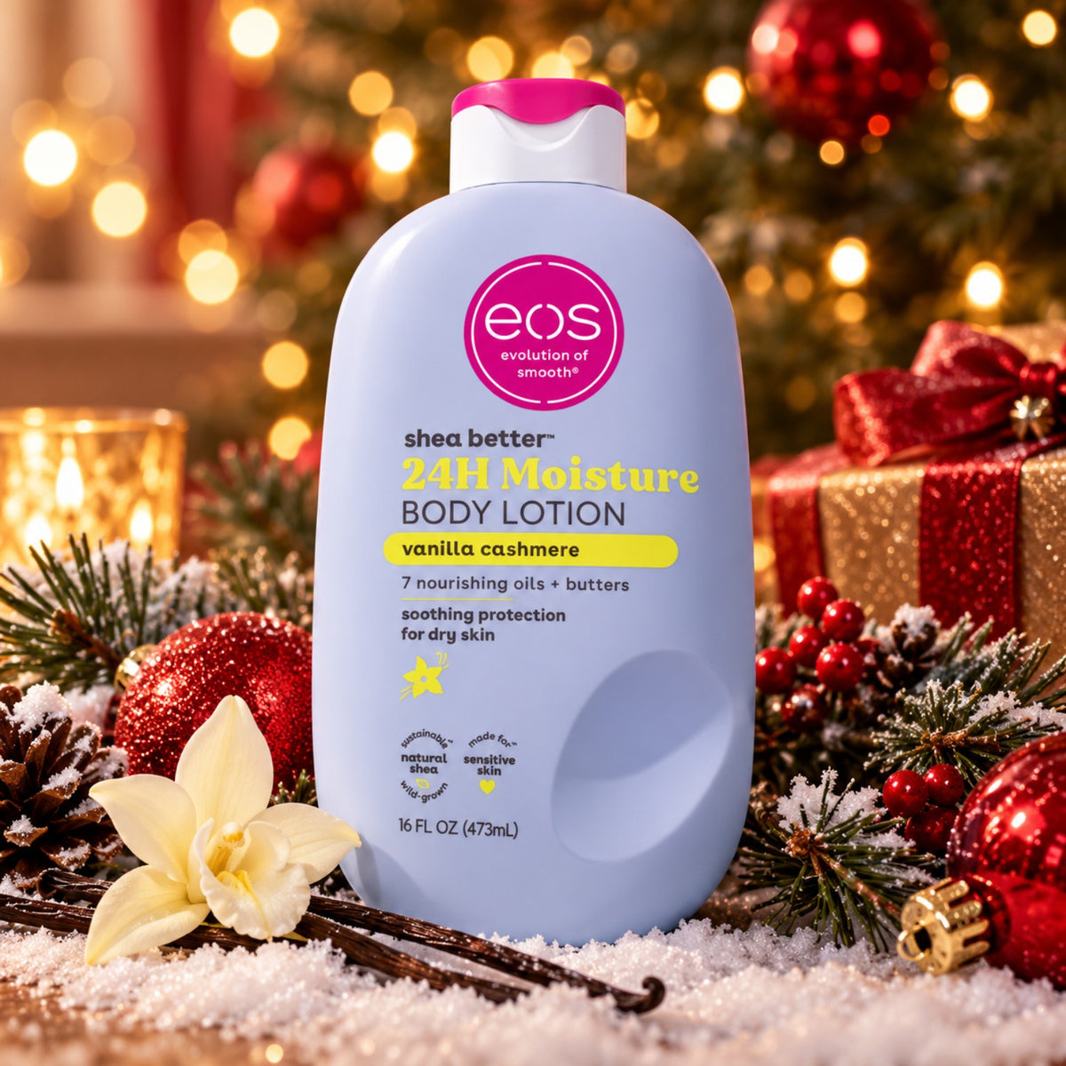 EOS Vanilla Cashmere Body Lotion Christmas gift