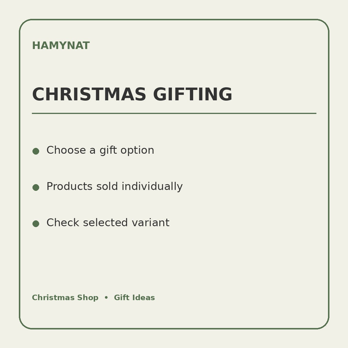 christmas shop product information graphic 2