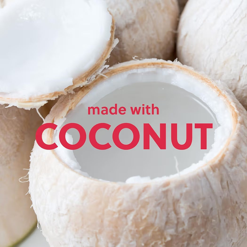 HAMYNAT Tree Hut Coco Colada body butter featuring fresh coconut shells with white cream and tropical scent branding