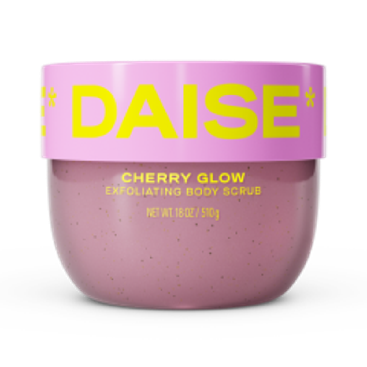 Daise Cherry Glow Exfoliating Body Scrub 510g – front product view on a white background