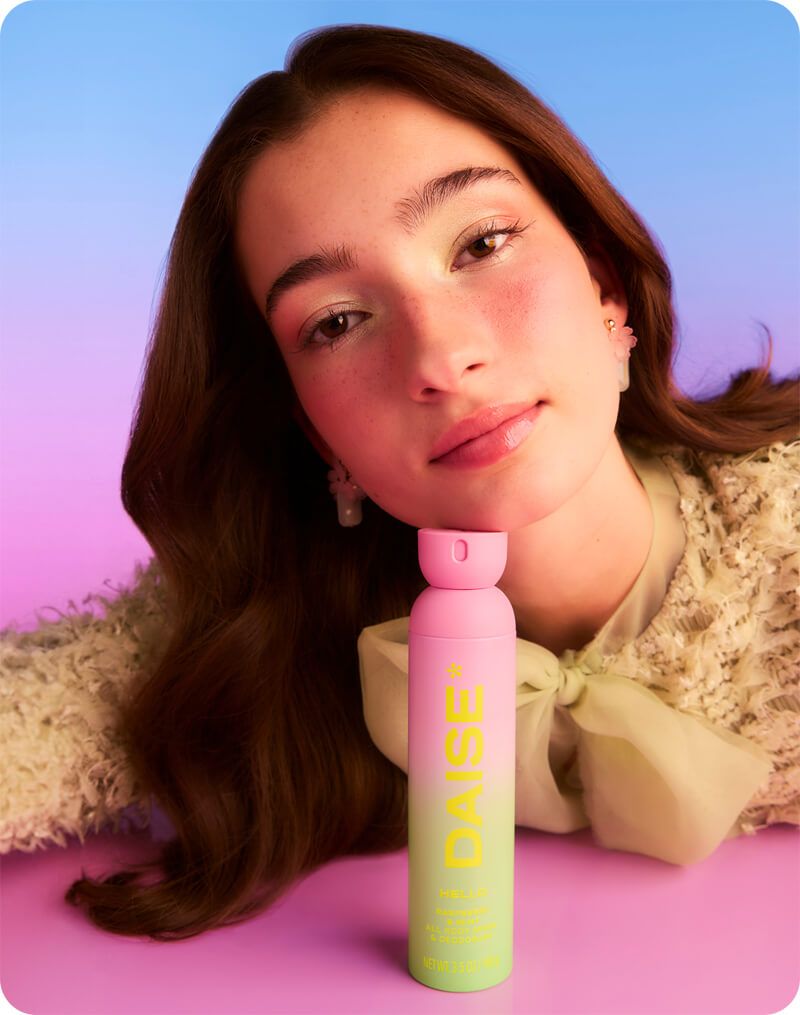 Daise Hello Raspberry & Mint Collection – Choose Your Product | Sold Individually – application or lifestyle view