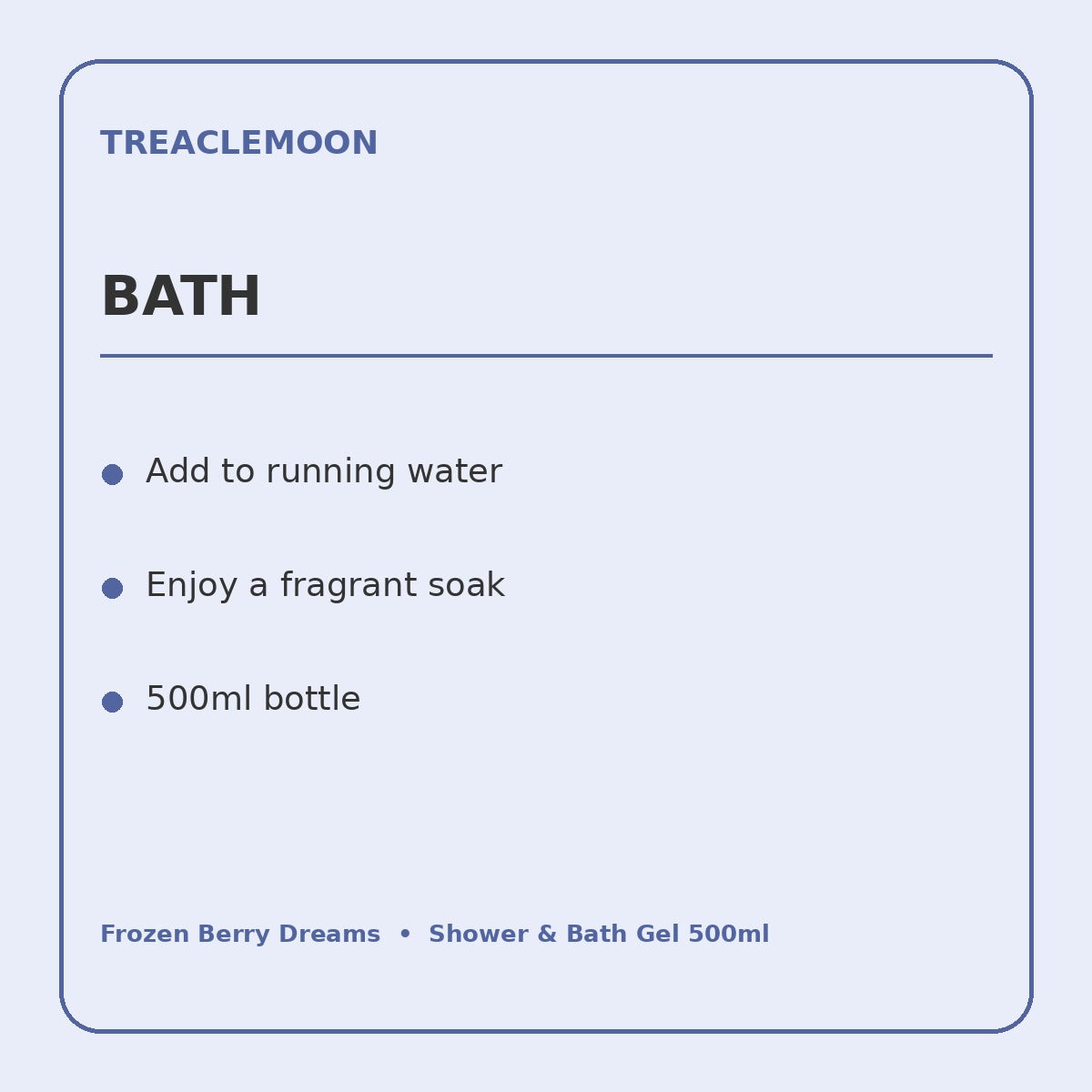 frozen berry product information graphic 3