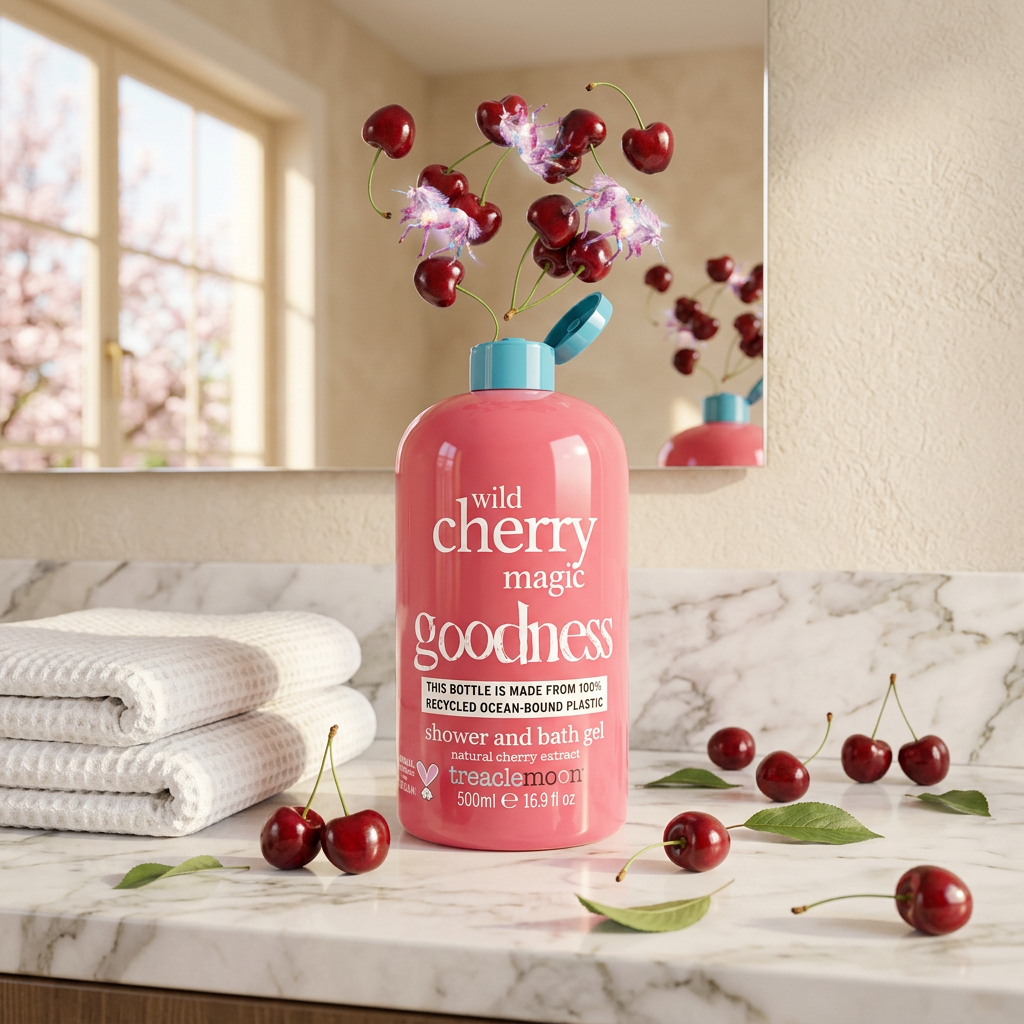 Treaclemoon Wild Cherry Magic Shower & Bath Gel 500ml