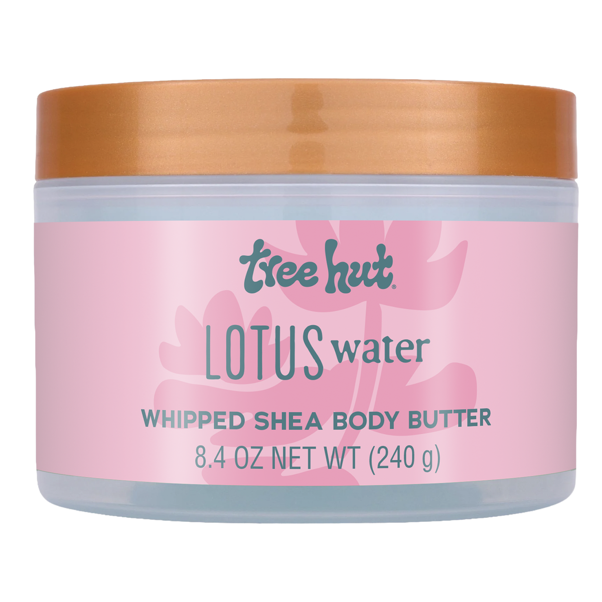 Tree Hut Lotus Water Whipped Shea Body Butter 240g – front product view