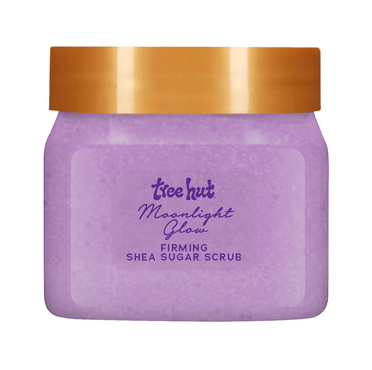 Tree Hut Moonlight Glow Shea Sugar Scrub 510g front of jar