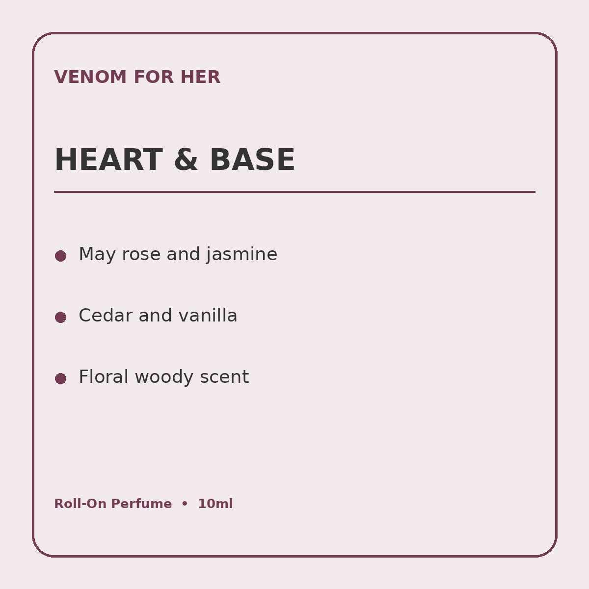 venom product information graphic 2