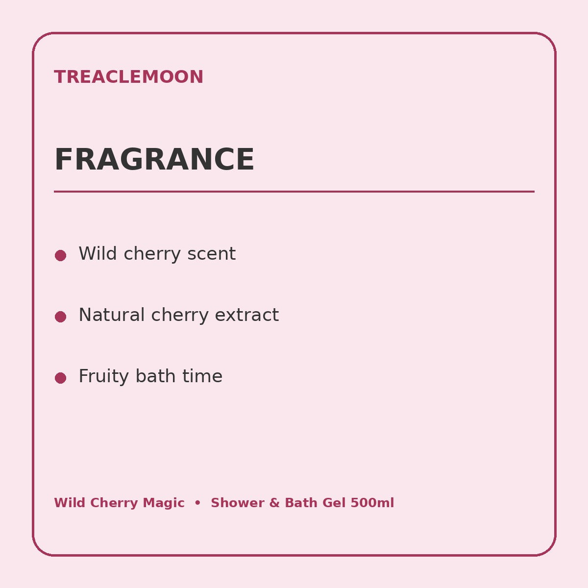 wild cherry product information graphic 1