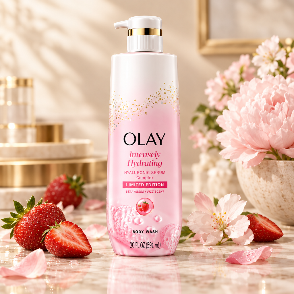 Olay Intensely Hydrating Hyaluronic Serum Complex Body Wash