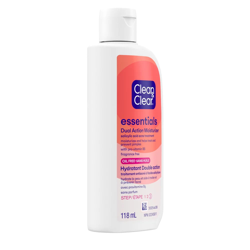 Clean & Clear Essentials Dual Action Moisturizer 118ml