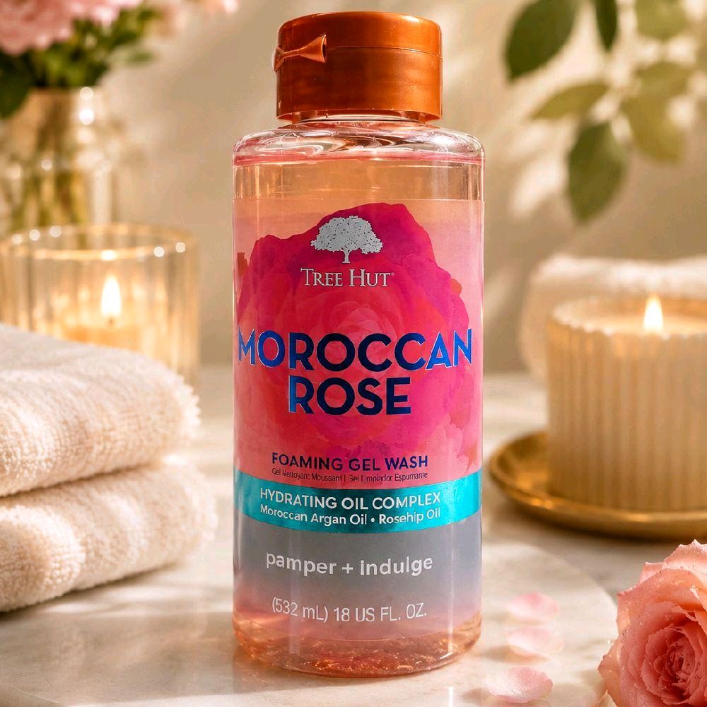 Tree Hut Moroccan Rose Foaming Gel Wash 532ml