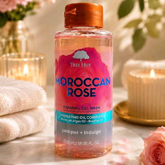 Tree Hut Moroccan Rose Foaming Gel Wash 532ml