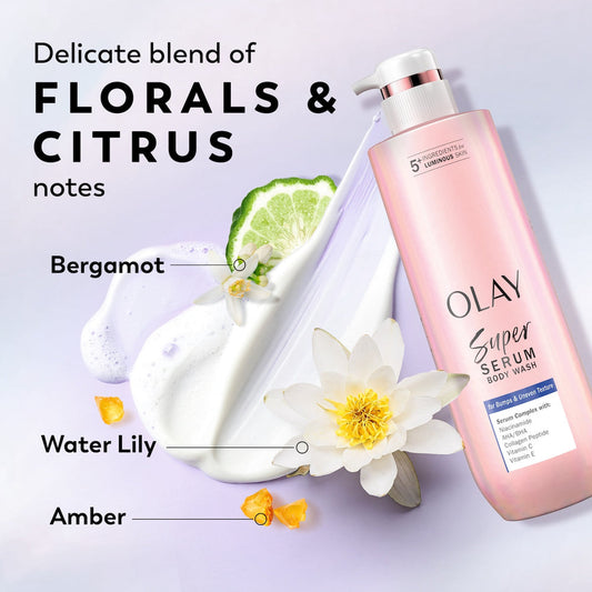 Olay Super Serum Body Wash for Bumps & Uneven Textured Skin 591ml