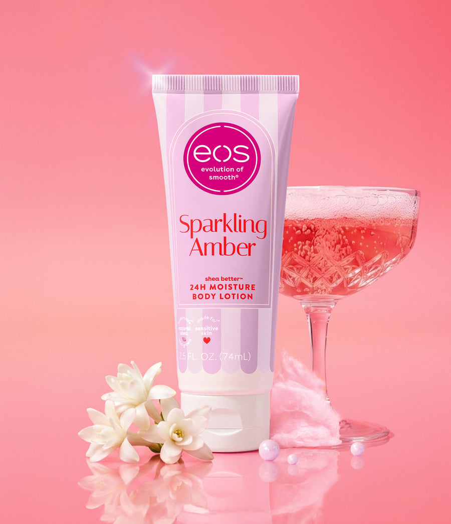 EOS Sparkling Amber Travel Body Lotion