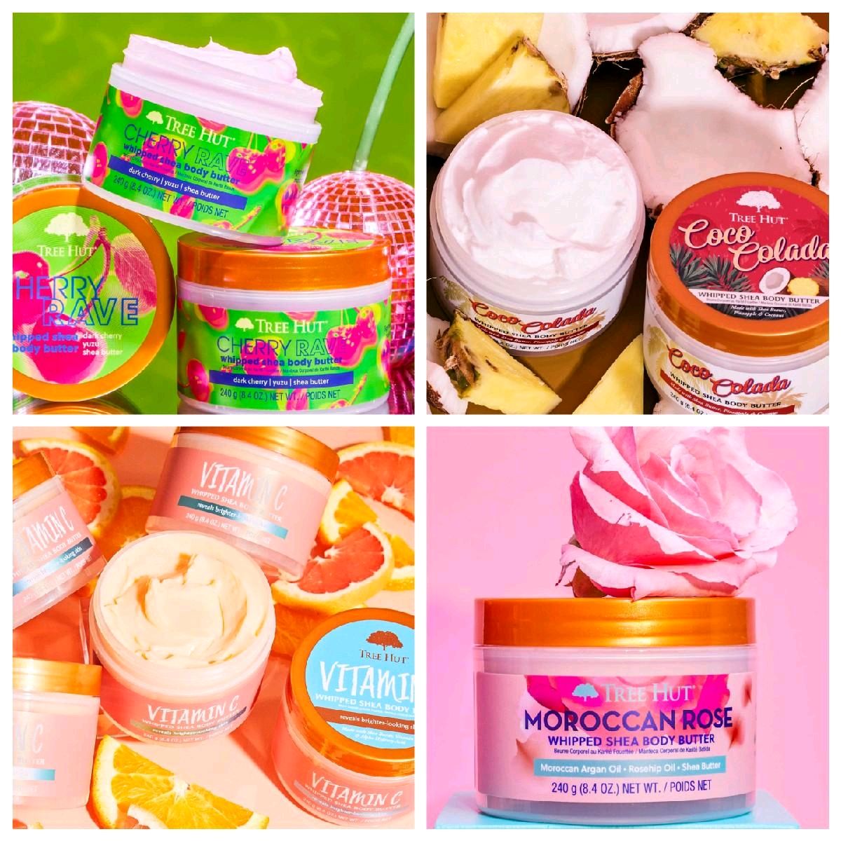 Tree Hut Whipped Body Butter Collection – Choose Your Scent | Sold Individually