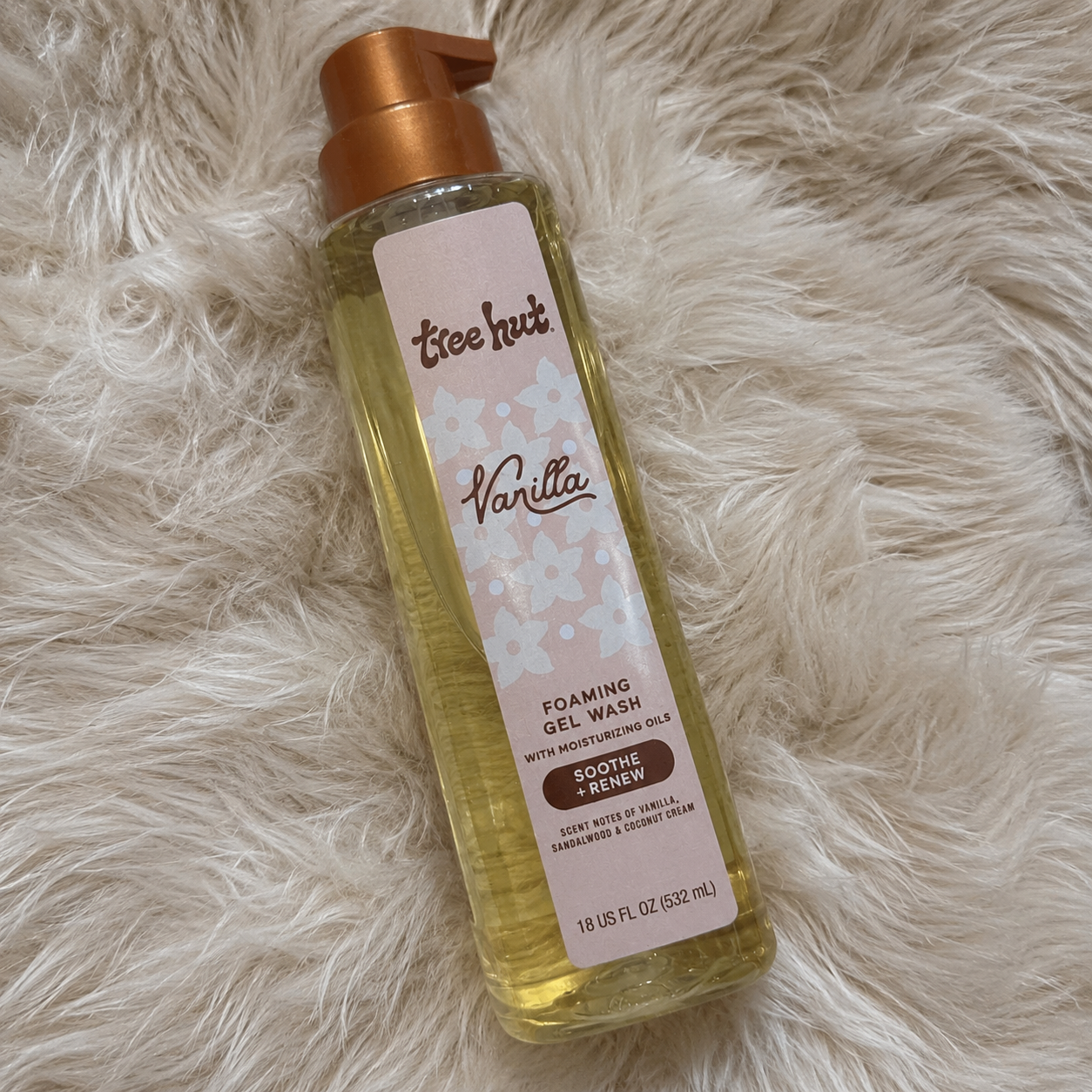 Tree Hut Vanilla Foaming Gel 532ml
