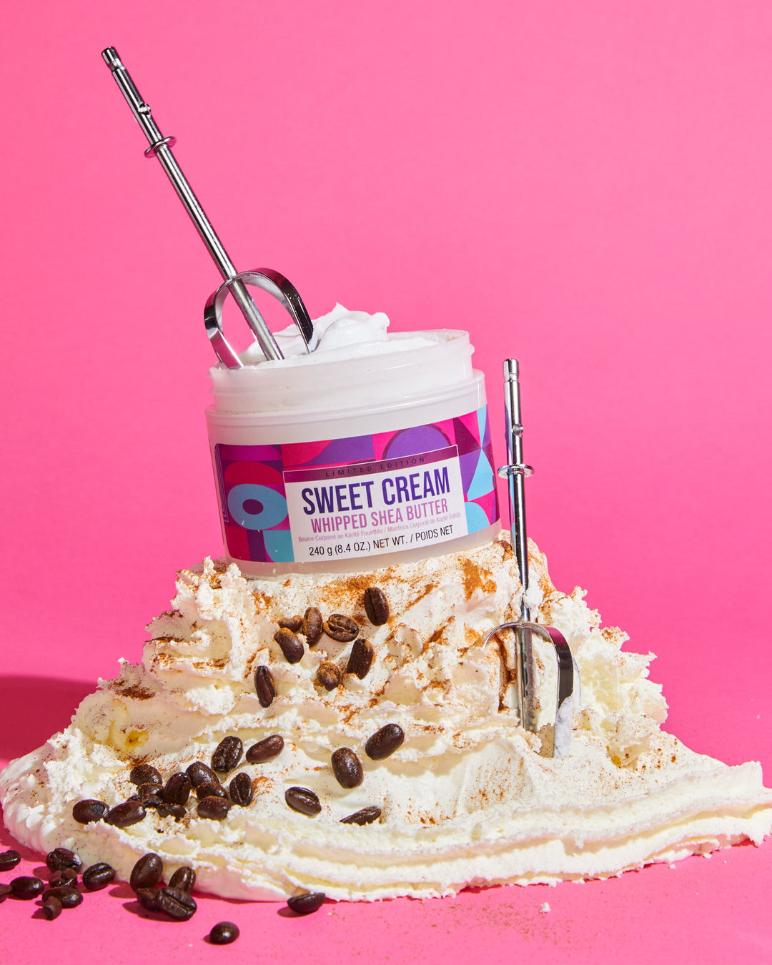 Tree Hut Sweet Cream Whipped Body Butter Vanilla, Honey, Almond & Coconut - 8.4oz|240g