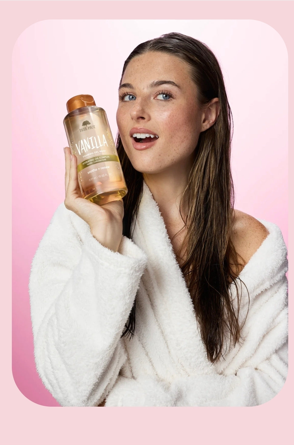 Tree Hut Vanilla Foaming Gel Wash 532ml – Flip-Top Bottle