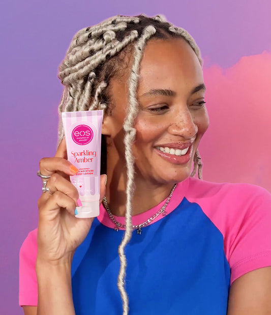 EOS Sparkling Amber Travel Body Lotion