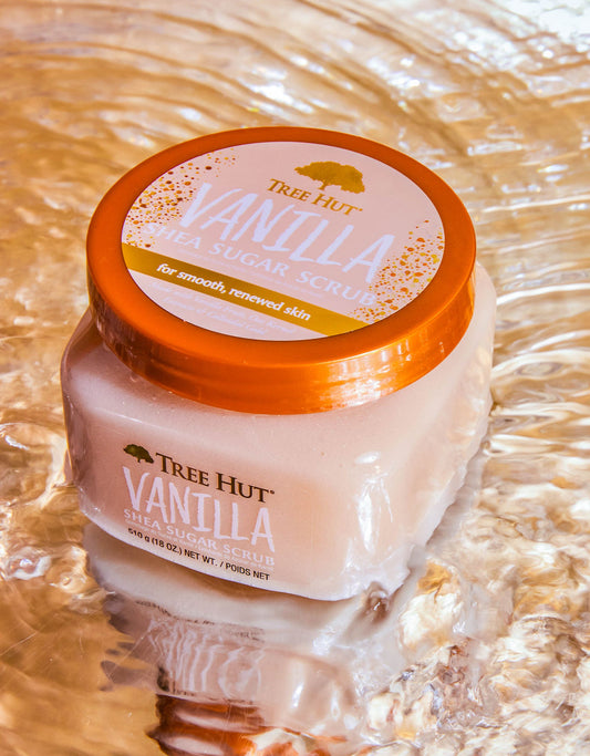 Tree Hut Vanilla Shea SugarBody Scrub. 18 oz. 510g