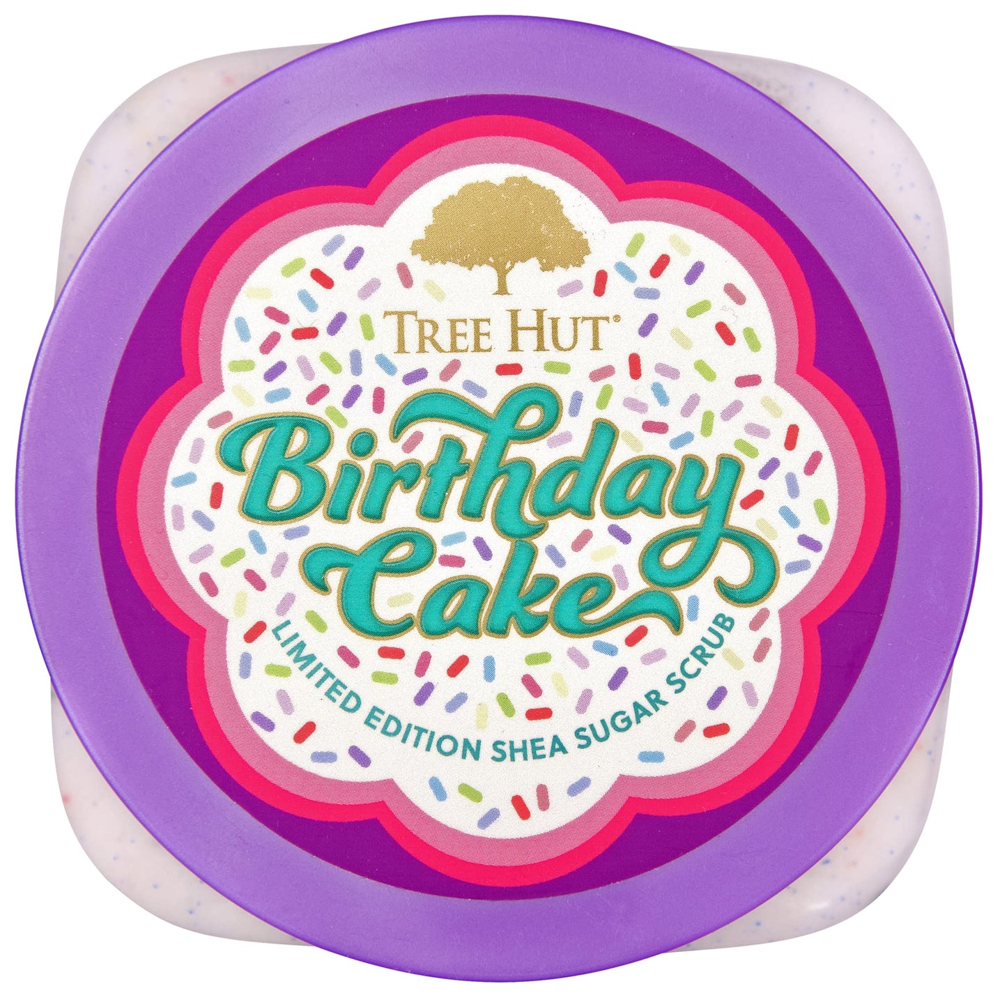 Tree Hut Exfoliating Shea Sugar Scrub Birthday Cake, 18 oz| 510g